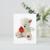 *Teddy Bear Liebe* Niedlich Teddy Postkarte (Stehend Vorderseite)