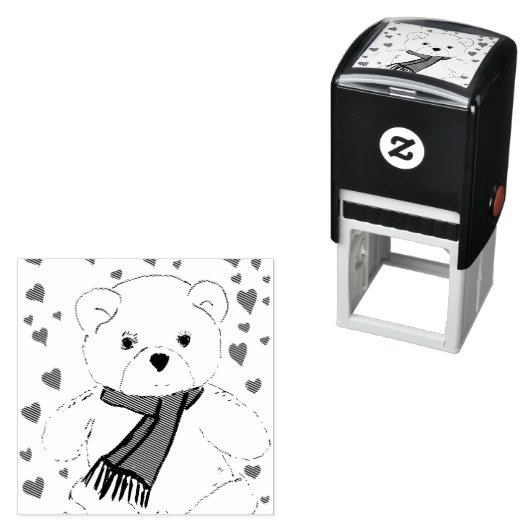 Teddy Bear Liebe Permastempel (Beispiel)