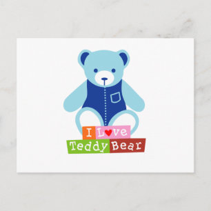 Teddy Bear Liebe Postkarte