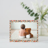 Teddy Bear Liebe Postkarte (Stehend Vorderseite)