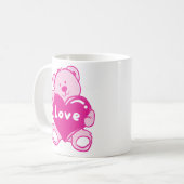 Teddy Bear Liebe Tasse (Vorderseite Links)