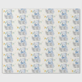 Teddy Bear liest ein Buch Geschenkpapier (Flach)