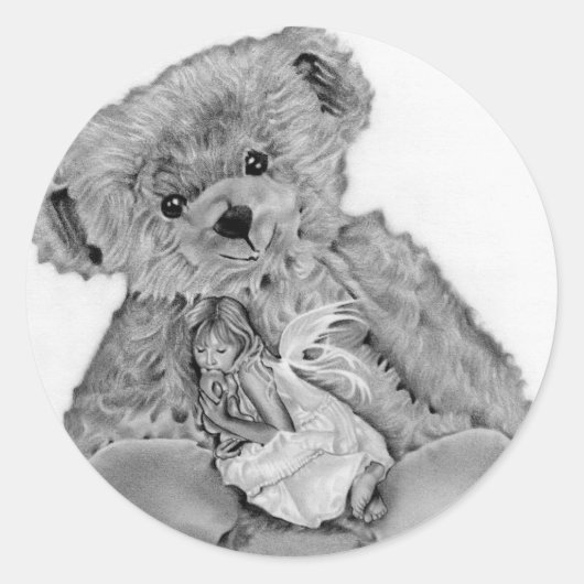Teddy Bear Little Fairy Sticker (Vorderseite)
