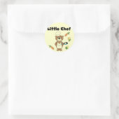 Teddy Bear Little Koch Tshirts und Geschenke Runder Aufkleber (Tasche)