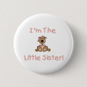 Teddy Bear Little Sister Button (Vorderseite)