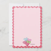 Teddy Bear Love Invitations Einladung (Rückseite)