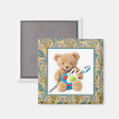 Teddy Bear Magnet (Vorderseite/Rückseite)