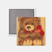Teddy Bear Magnet (Vorderseite/Rückseite)