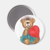 Teddy Bear Magnet (Vorderseite/Rückseite)
