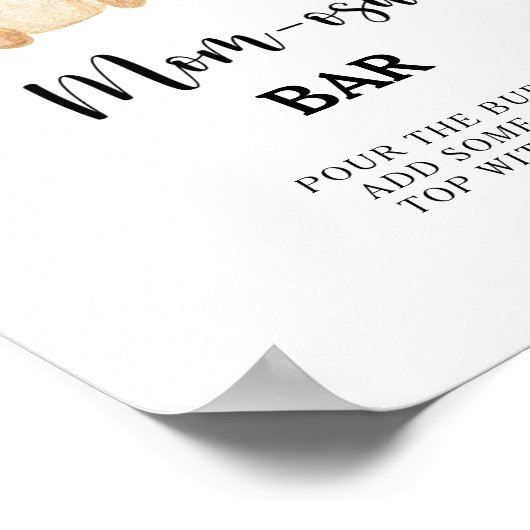 Teddy Bear \ Mama osa Bar Poster (Ecke)