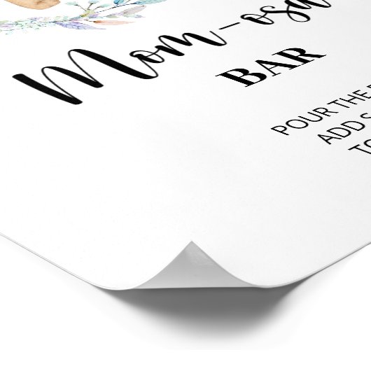 Teddy Bear \ Mama-osa Bar Poster (Ecke)