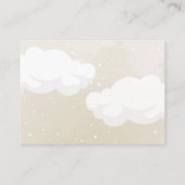 Teddy Bear mehrfarbige Balloons buchen für Baby Begleitkarte (Rückseite)