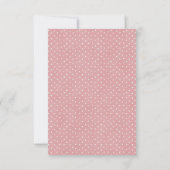 Teddy Bear Minimalistisch Babydusche Danke Karte (Rückseite)