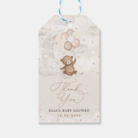 Teddy Bear mit Balloons auf Crescent Moon