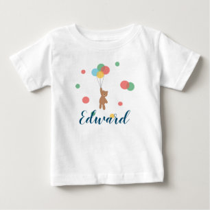 Teddy Bear mit Balloons Baby T-shirt