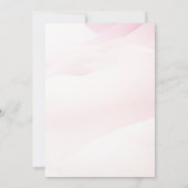 Teddy Bear mit Balloons Babydusche in Einladung (Rückseite)