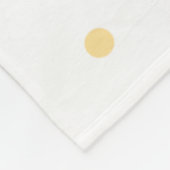 Teddy Bear mit Balloons Fleecedecke (Ecke)