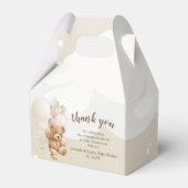 Teddy Bear mit Balloons Gefallen Box Geschenkschachtel (Vorderseite)