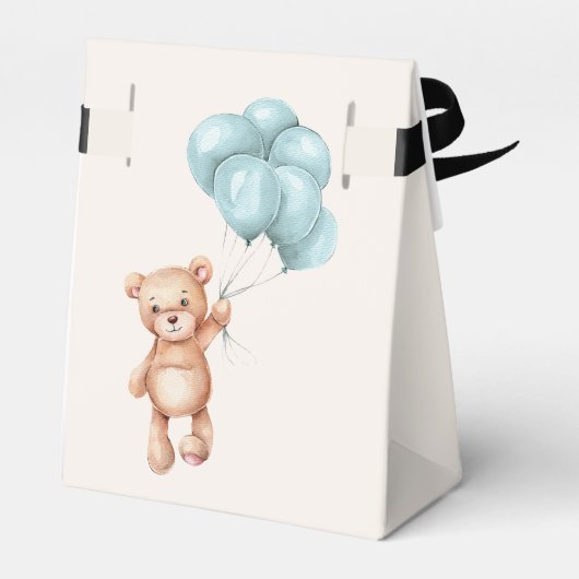 Teddy Bear mit Balloons Geschenkschachtel (Rückseite)