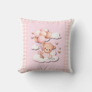 Teddy Bear mit Balloons Kissen