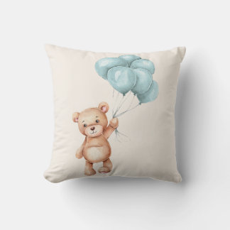 Teddy Bear mit Balloons Kissen
