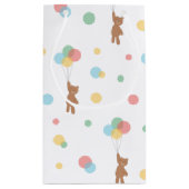 Teddy Bear mit Balloons Kleine Geschenktüte (Rückseite)