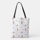 Teddy Bear mit Balloons Tasche (Rückseite)