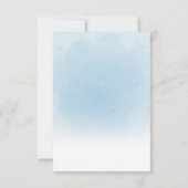 Teddy Bear mit Blue Balloons Danke Karte (Rückseite)