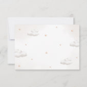 Teddy Bear mit braunen Balloons Danke Karte (Rückseite)