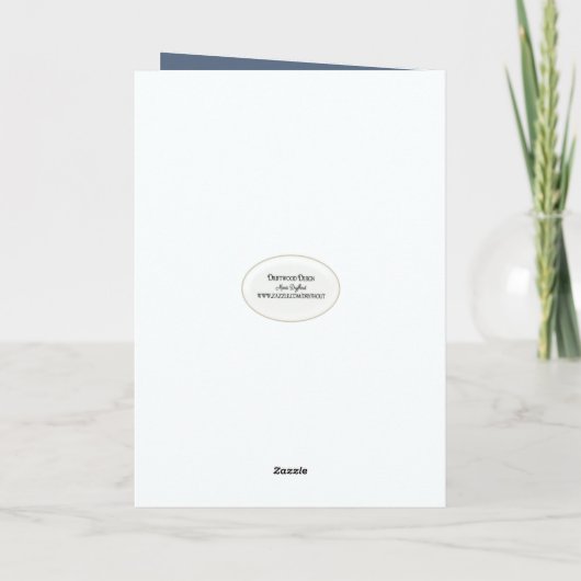 Teddy Bear mit gebrochenem Leg wird bald gut Karte (Rückseite)