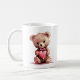 Teddy Bear mit Herz-Tasse Kaffeetasse