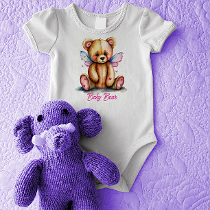 Teddy Bear mit Wings Baby Bear Strampler