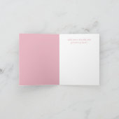 Teddy Bear mit Wings Dankeskarte (Innenseite)