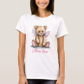 Teddy Bear mit Wings Mama Bear T-Shirt (Vorderseite)