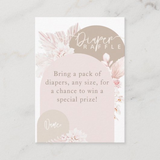 Teddy Bear Modern Boho Girl Babydusche Winzer Begleitkarte (Vorderseite)