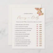 Teddy Bear Mommy oder Daddy Baby Shooting Game (Vorne/Hinten)