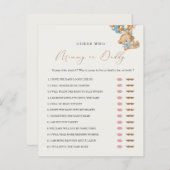 Teddy Bear Mommy oder Daddy Baby Shooting Game (Vorne/Hinten)