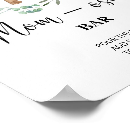 Teddy Bear \ Mon-osa Bar Poster (Ecke)