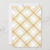 Teddy Bear Moon Gender Neutral Baby Dusche Einladung (Rückseite)