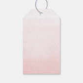 Teddy Bear Niedlich Boho Babydusche Vielen Dank Geschenkanhänger (Rückseite)