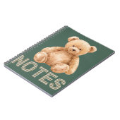 Teddy Bear Notebook Notizblock (Linke Seite)