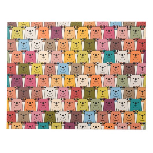 Teddy Bear Notizblock (Vorderseite)