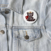Teddy Bear Nurse (rot) Button (Beispiel)