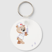 Teddy Bear Nurse Schlüsselanhänger (Rückseite)