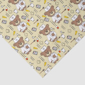 Teddy Bear Nurse Seidenpapier (Detail)
