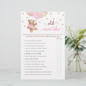 Teddy Bear Old Ehefrauen erzählt Gender Reveal Bab (Stehend Vorderseite)