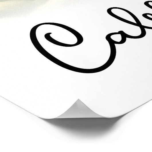 Teddy Bear on Moon Glow Stars Celestial Sky Poster (Ecke)