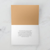 Teddy Bear on Sill Nostalgische Foto Grußkarte Karte (Innenseite)