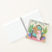 Teddy Bear on Vintage Armchair Illustration Notizblock (Innenseite)