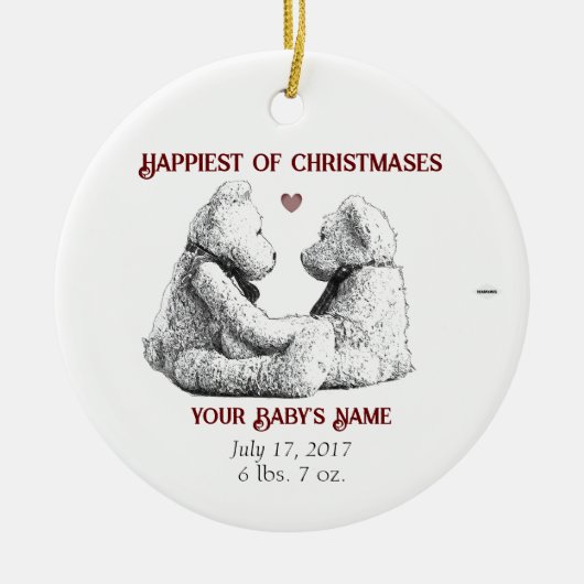Teddy Bear Ornament HAMbyWG (Vorne)